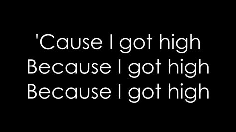 Because i got high song - Because I Got High by Big Al Carson was written by Afroman and was first ... SecondHandSongs is building the most comprehensive source of cover song information.